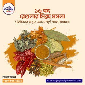 ১৬ পদ রেগুলার মিক্স মসলা